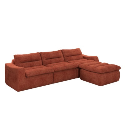 Canapé combiné modulaire en forme de L