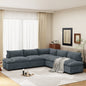 Modular Deep Gray Sectional Sofa