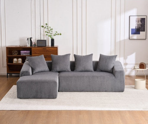 White compression sofa