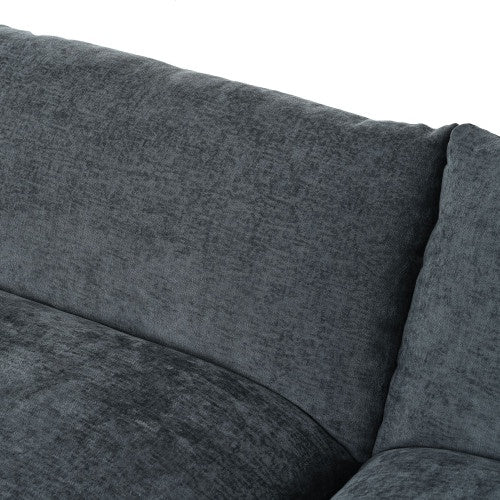 Modular Deep Gray Sectional Sofa