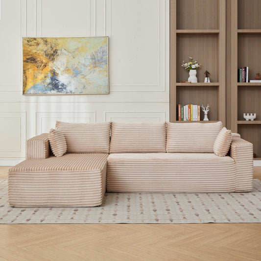 L-Shaped Compression Sofa Bed