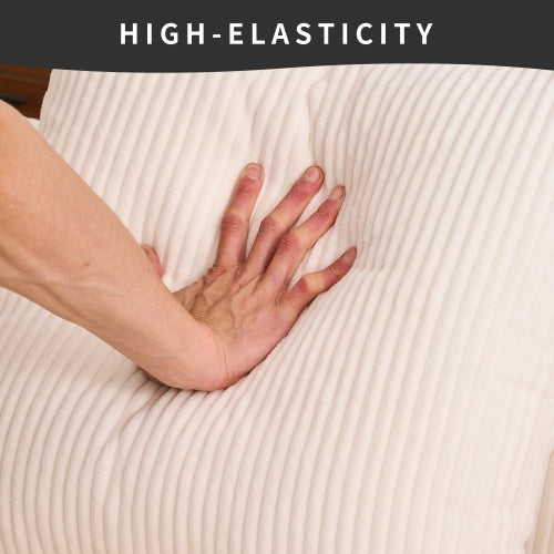 White compression sofa
